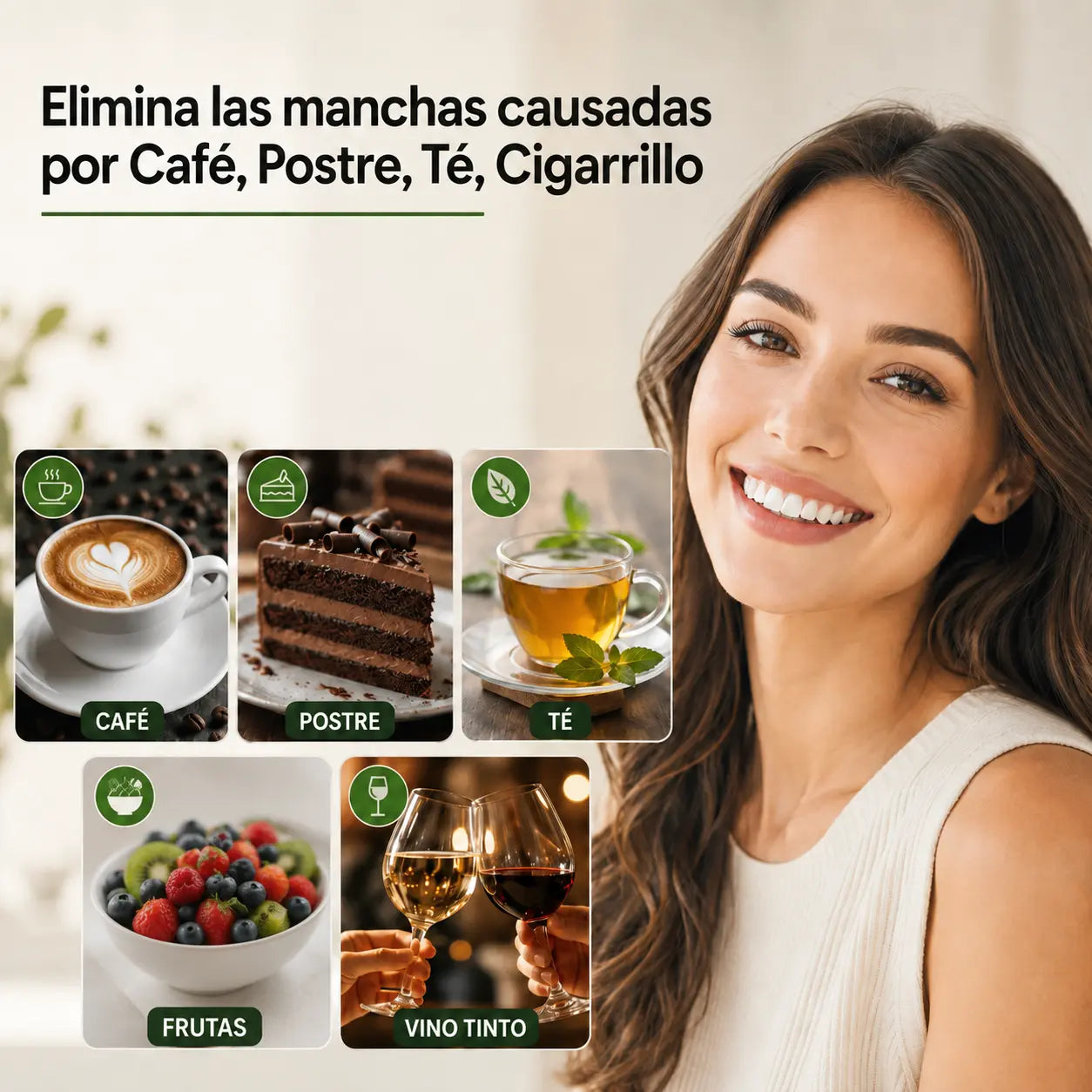 Blanqueador Dental de Carbón Activado