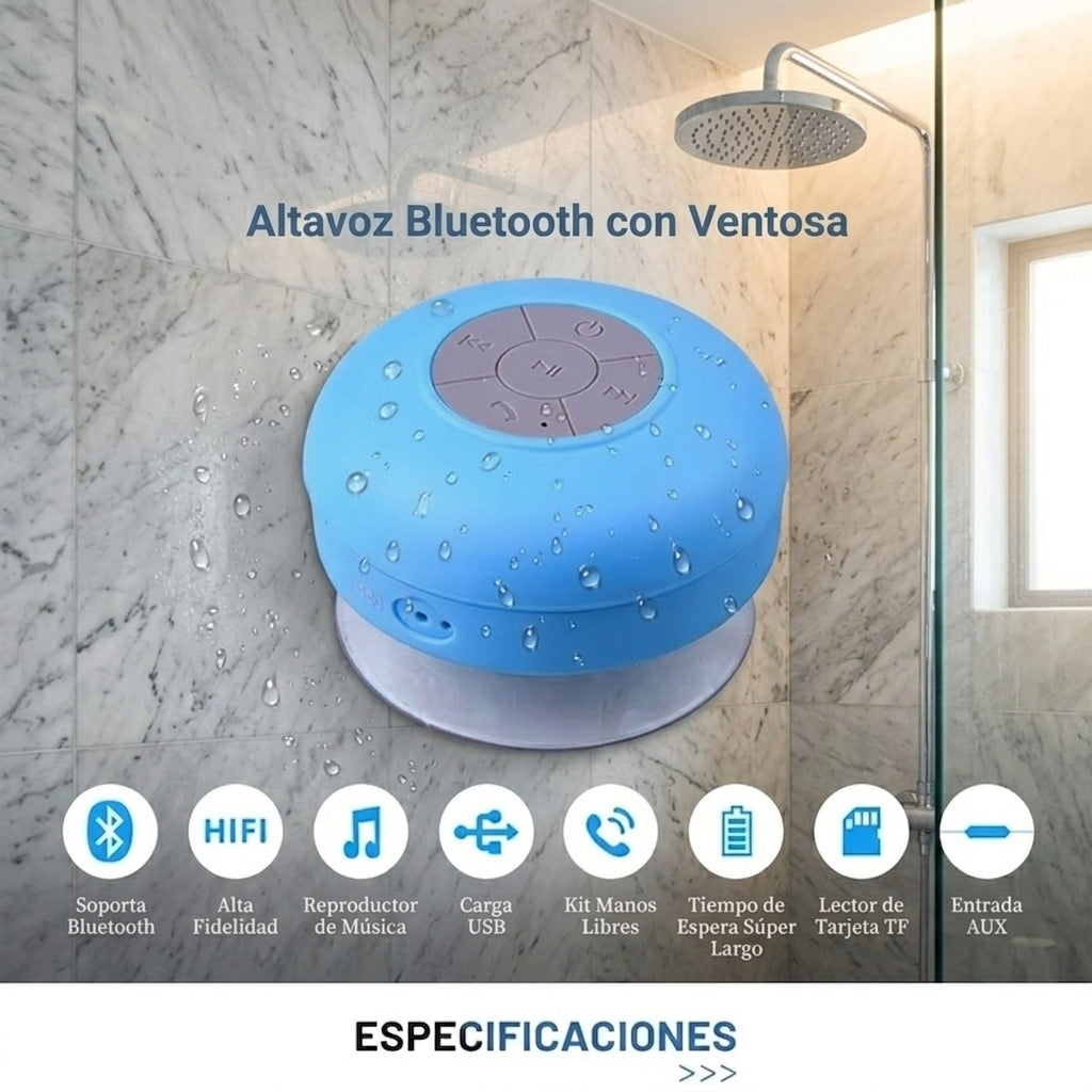 Altavoz Bluetooth Impermeable | Oferta 2x1